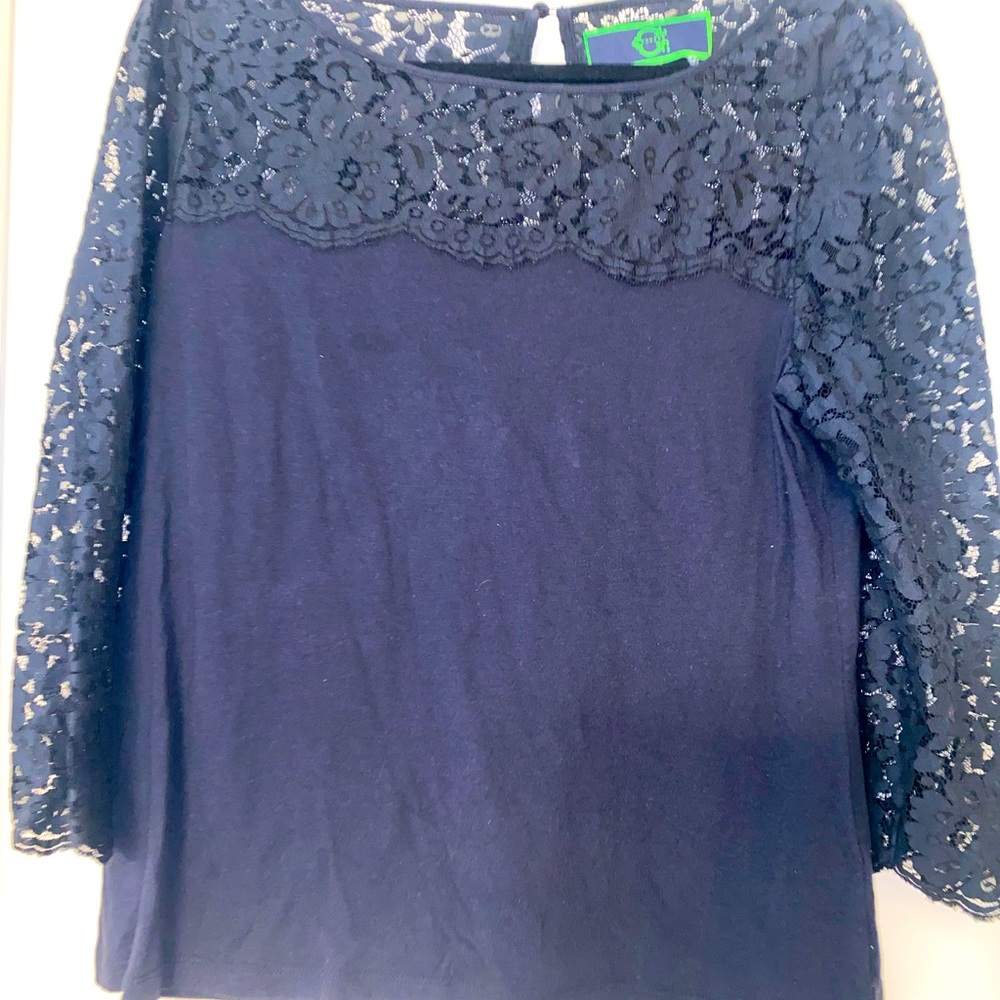 C wonder 3/4 sleeve lace top